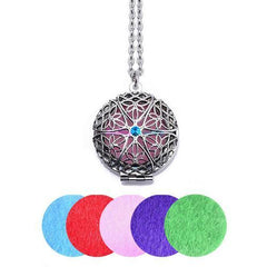 Vintage aroma therapy locket pendants