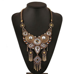 Olsen twins vintage tribal necklace