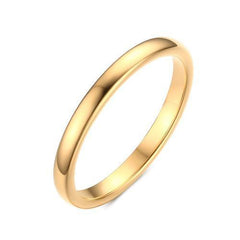 18K gold and silver-plated wedding ring