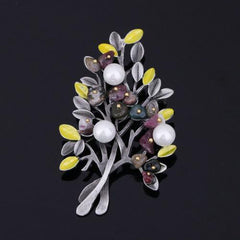 Vintage tree branch brooch