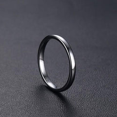 18K gold and silver-plated wedding ring