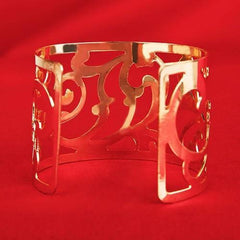 Golden ornamented cuff